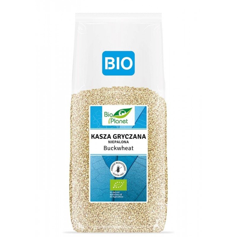 KASZA GRYCZANA NIEPALONA BEZGLUTENOWA BIO 1 kg - BIO PLANET