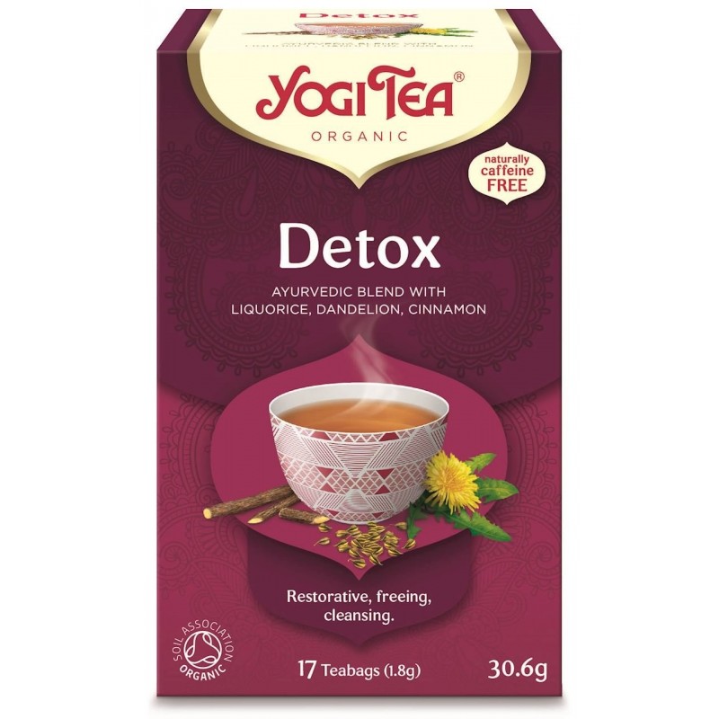 HERBATKA DETOX BIO (17 x 1,8 g) 30,6 g - YOGI TEA