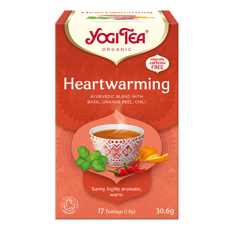 HERBATKA RADOŚĆ ŻYCIA (HEARTWARMING) BIO (17 x 1,8 g) 30,6 g - YOGI TEA