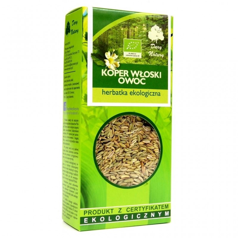 HERBATKA Z OWOCU KOPRU WŁOSKIEGO BIO (25 x 2 g) 50 g - DARY NATURY