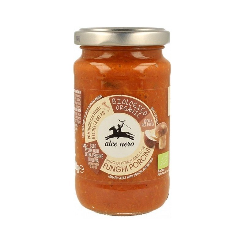 SOS POMIDOROWY Z BOROWIKAMI BIO 200 g - ALCE NERO