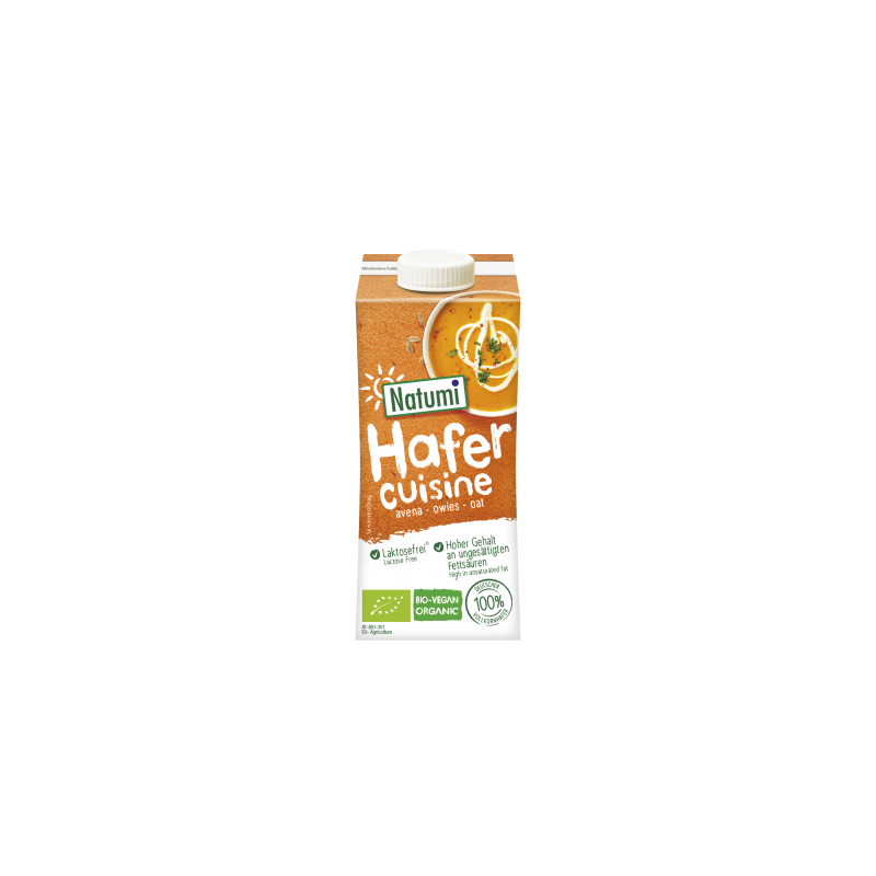KREM OWSIANY DO GOTOWANIA I PIECZENIA BEZ DODATKU CUKRÓW BIO 200 ml - NATUMI