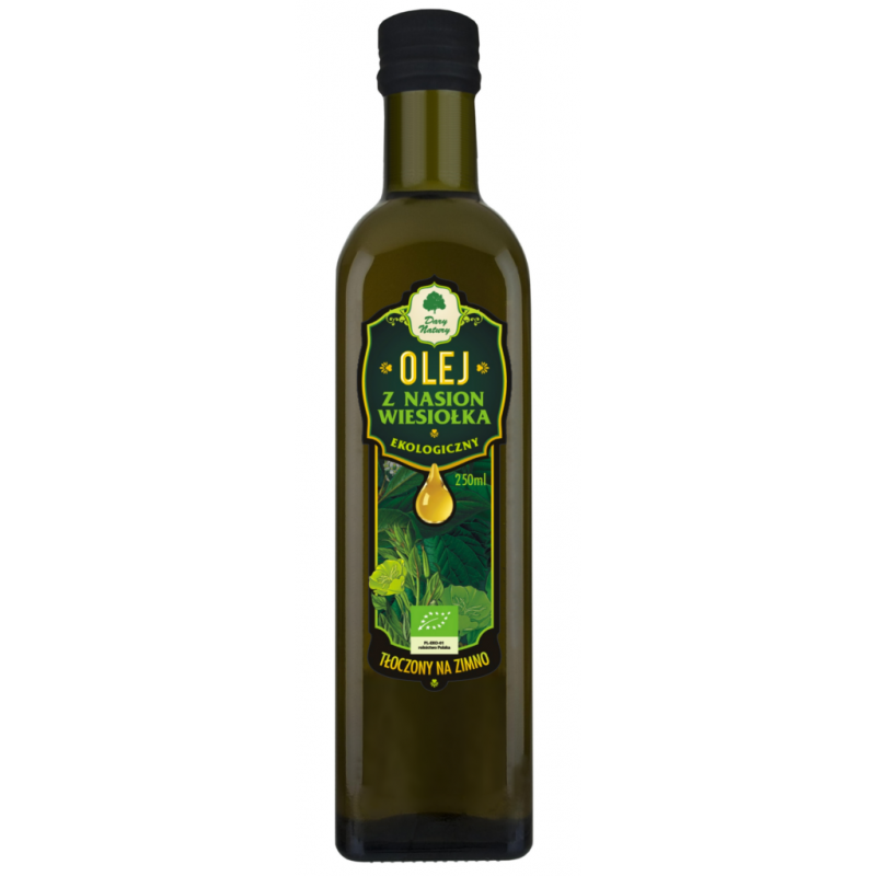 OLEJ Z WIESIOŁKA TŁOCZONY NA ZIMNO BIO 250 ml - DARY NATURY