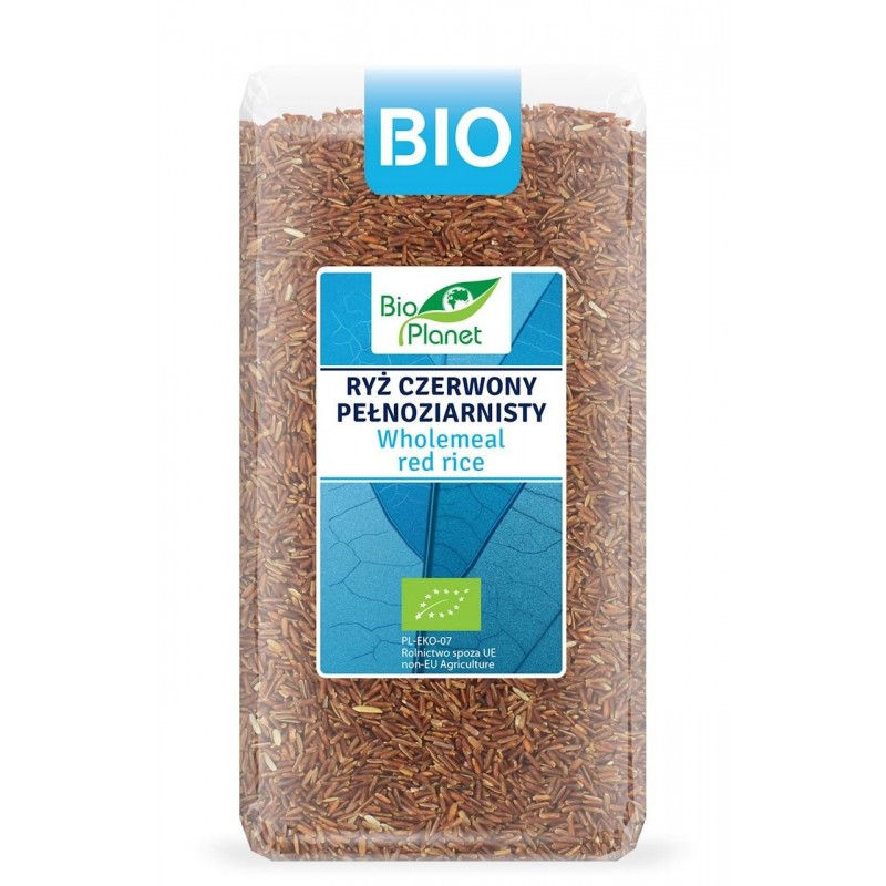 RYŻ CZERWONY PEŁNOZIARNISTY BIO 500 g - BIO PLANET