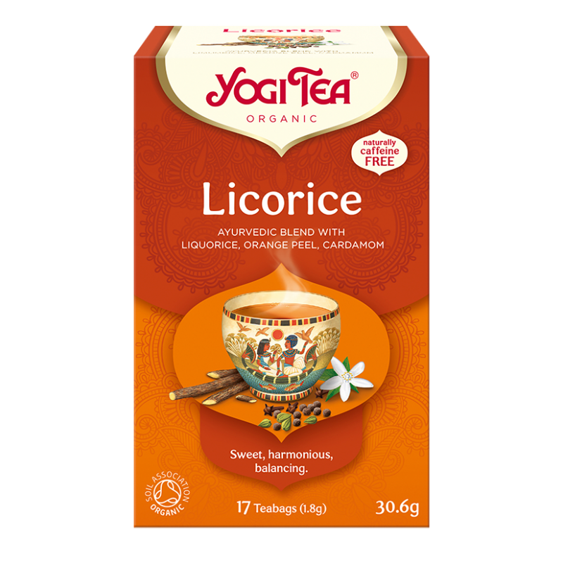 HERBATKA Z LUKRECJĄ (LICORICE) BIO (17 x 1,8 g) 30,6 g - YOGI TEA