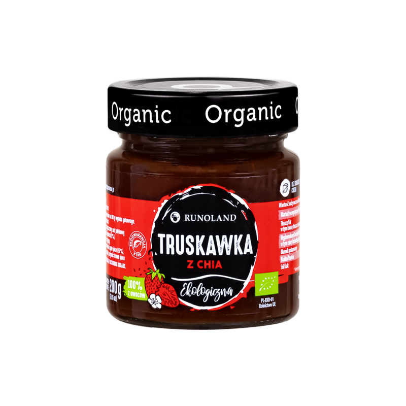 SŁODKA PRZEKĄSKA TRUSKAWKA  BIO 200 g - RUNOLAND