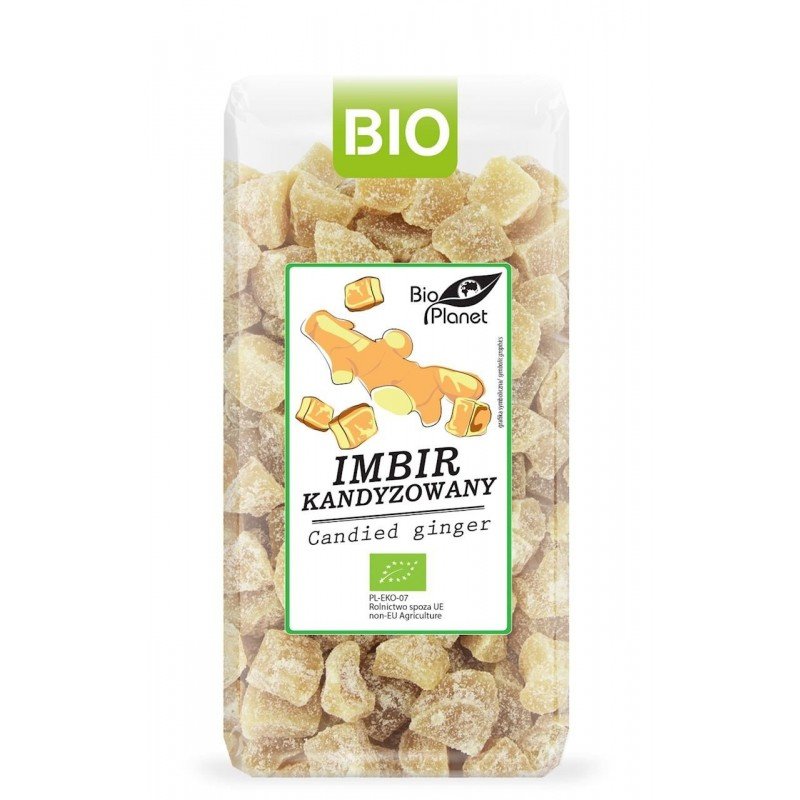IMBIR KANDYZOWANY BIO 400 g - BIO PLANET
