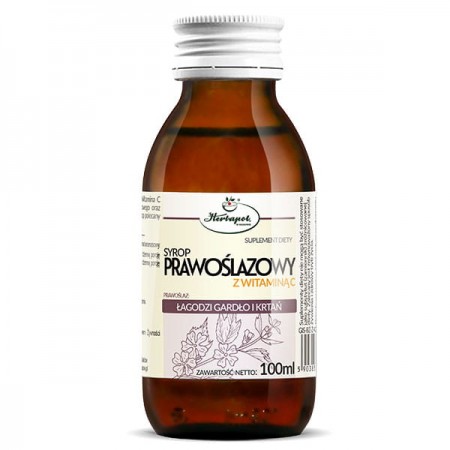 Syrop prawoślazowy z wit C. 100ml HERBAPOL KRAKÓW