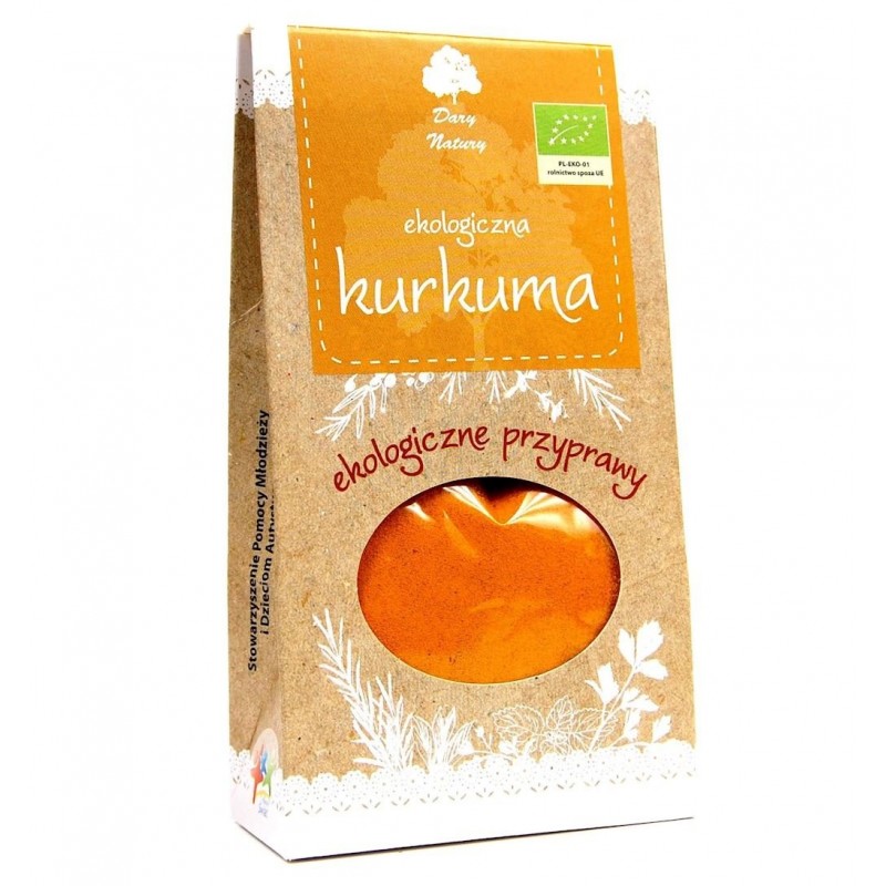 HERBATKA Z KURKUMĄ BIO (25 x 2 g) 50 g - DARY NATURY