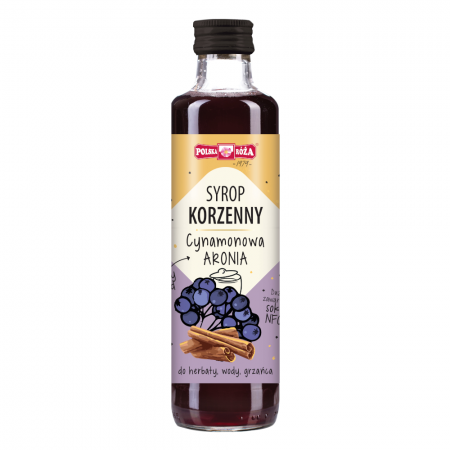 Syrop korzenny cynamonowa aronia 250ml POLSKA RÓŻA