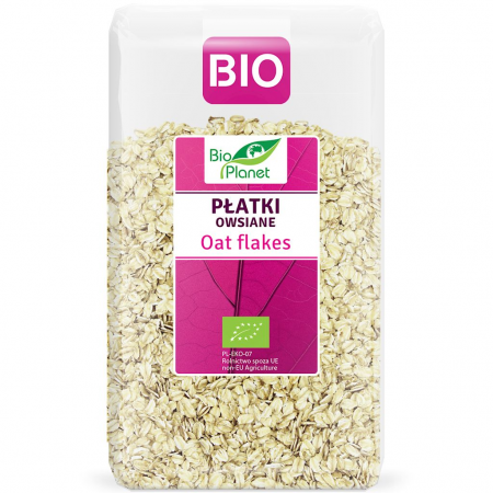 BIO PLANET Płatki owsiane BIO 600g