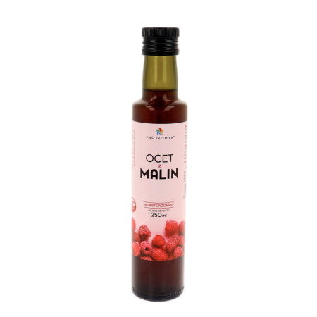 PIĘĆ PRZEMIAN Ocet z malin 250ml