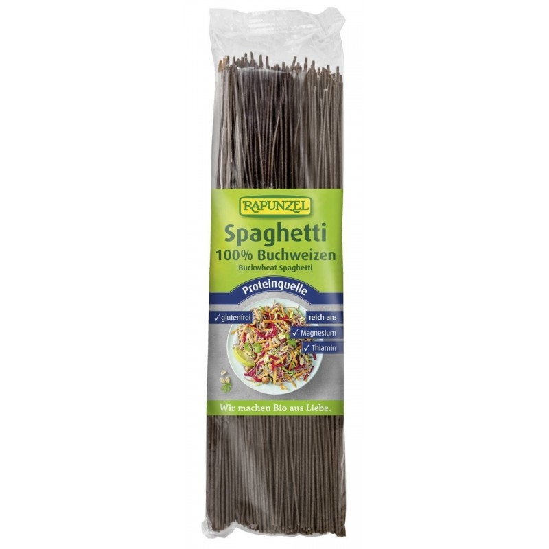 MAKARON (RYŻOWY RAZOWY) SPAGHETTI BEZGLUTENOWY BIO 250 g - RAPUNZEL