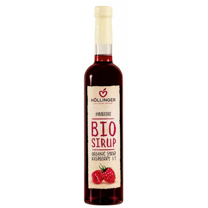SYROP MALINOWY BIO 500 ml - HOLLINGER