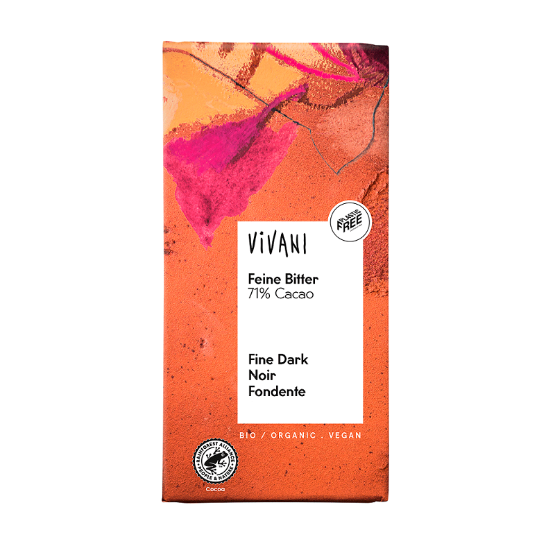 CZEKOLADA GORZKA 71 % BIO 100 g - VIVANI