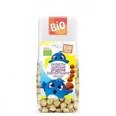 ORZECHY LASKOWE BLANSZOWANE PRAŻONE  BIO (SUROWIEC) (25 kg)