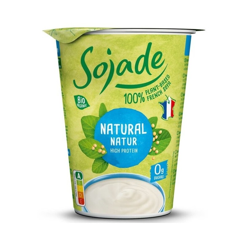 PRODUKT SOJOWY NATURALNY BEZ CUKRU BEZGLUTENOWY BIO 400 g - SOJADE