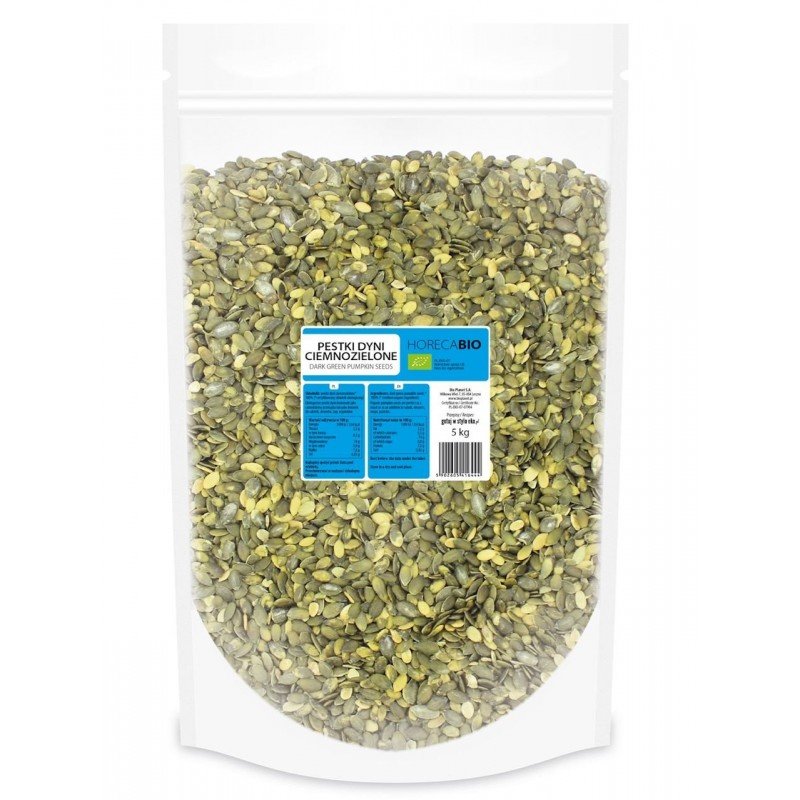 PESTKI DYNI CIEMNOZIELONE BIO 5 kg - HORECA
