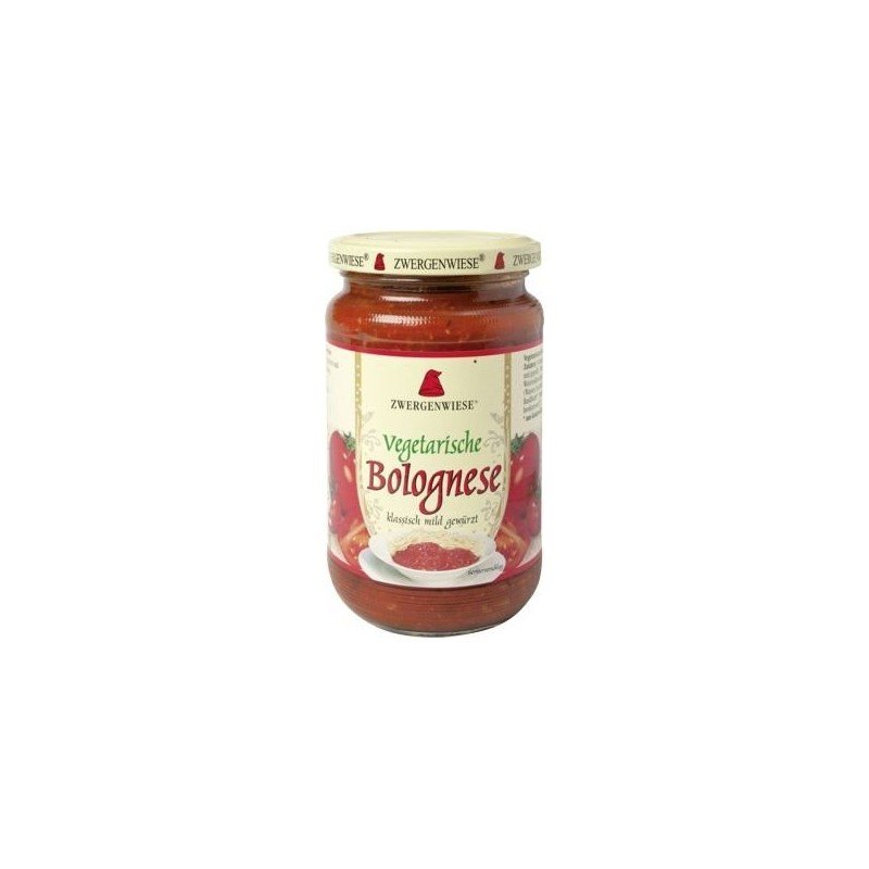 SOS BOLOGNESE WEGAŃSKI BEZGLUTENOWY BIO 340 ml - ZWERGENWIESE