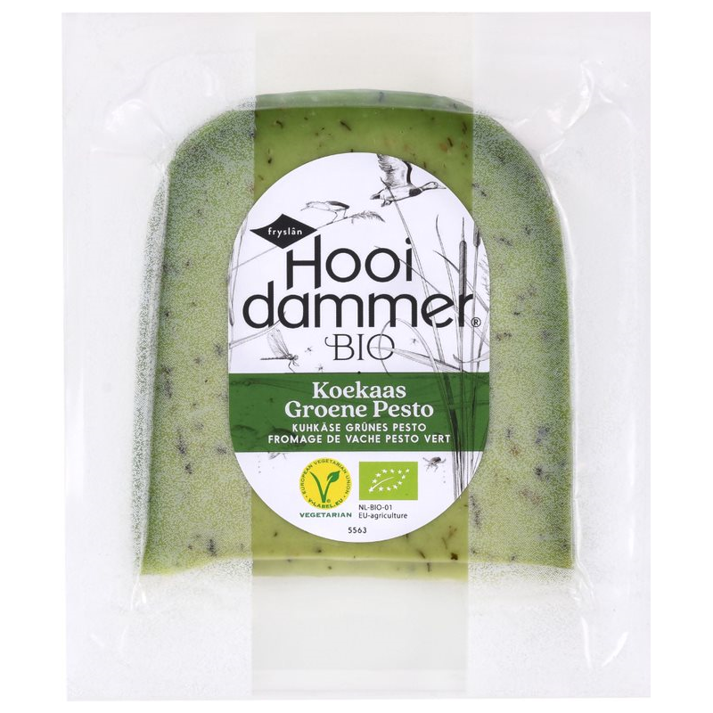 SER DOJRZEWAJĄCY ZIELONE PESTO BIO 200 g - HOOIDAMMER