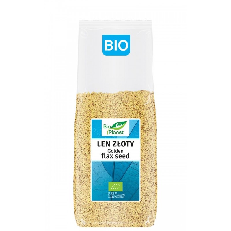 LEN BRĄZOWY (SIEMIĘ LNIANE) BIO 1 kg - BIO PLANET