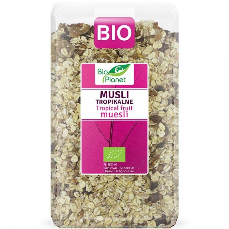 MUSLI TROPIKALNE BIO 600 g - BIO PLANET