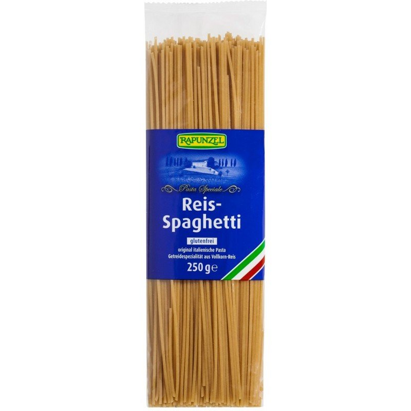 MAKARON (RYŻOWY RAZOWY) SPAGHETTI BEZGLUTENOWY BIO 250 g - RAPUNZEL