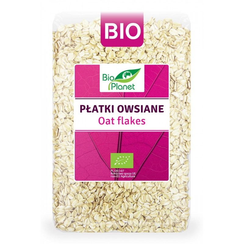PŁATKI OWSIANE BIO 1 kg - BIO PLANET