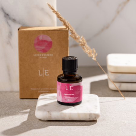 Naturalny olejek eteryczny Geraniowy - 30 ml