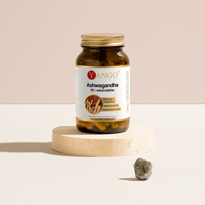 Ashwagandha - 10% witanolidów - 90 kaps.