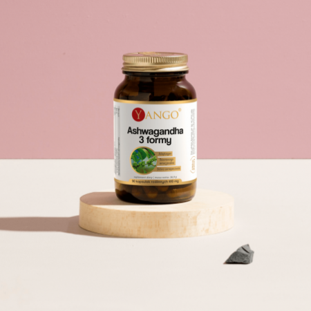 Ashwagandha 3 formy - 90 kaps.