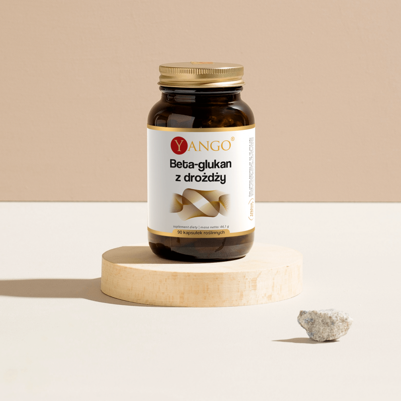 Beta-glukan z drożdży - 90 kaps.