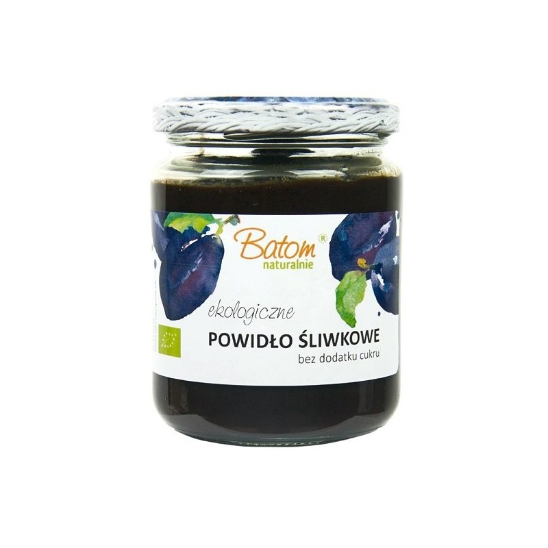 POWIDŁA ZE ŚLIWKI WĘGIERKI BEZ DODATKU CUKRÓW BIO 270 g - BATOM