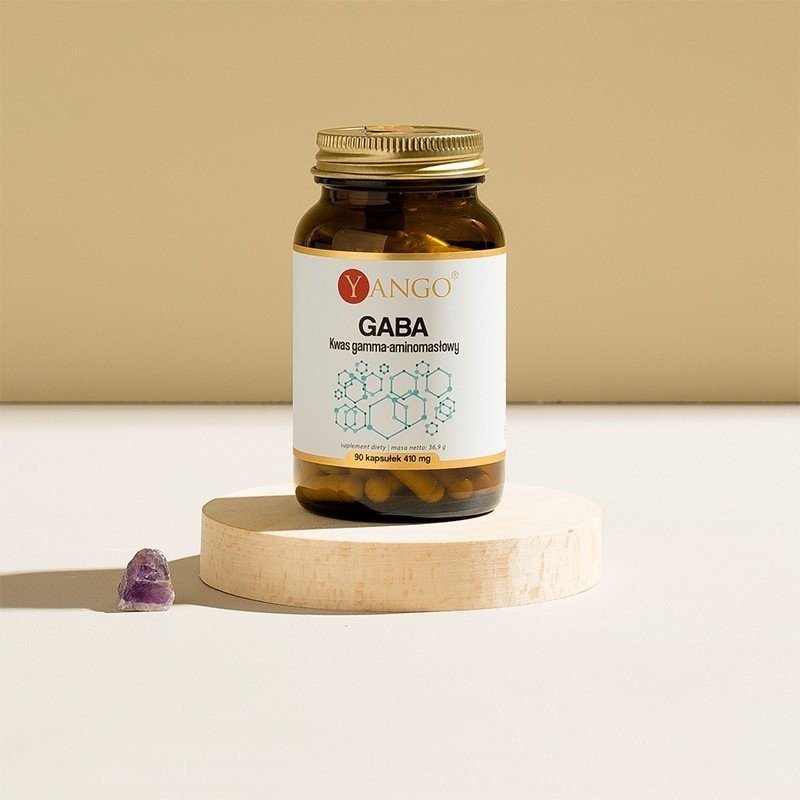 GABA - kwas gamma-aminomasłowy - 90 kaps.