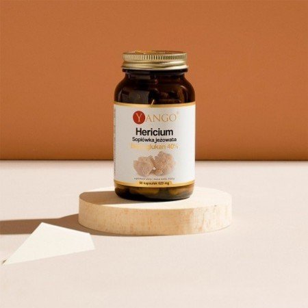 Hericium - Soplówka jeżowata - 40% beta-glukan - 90 kaps.