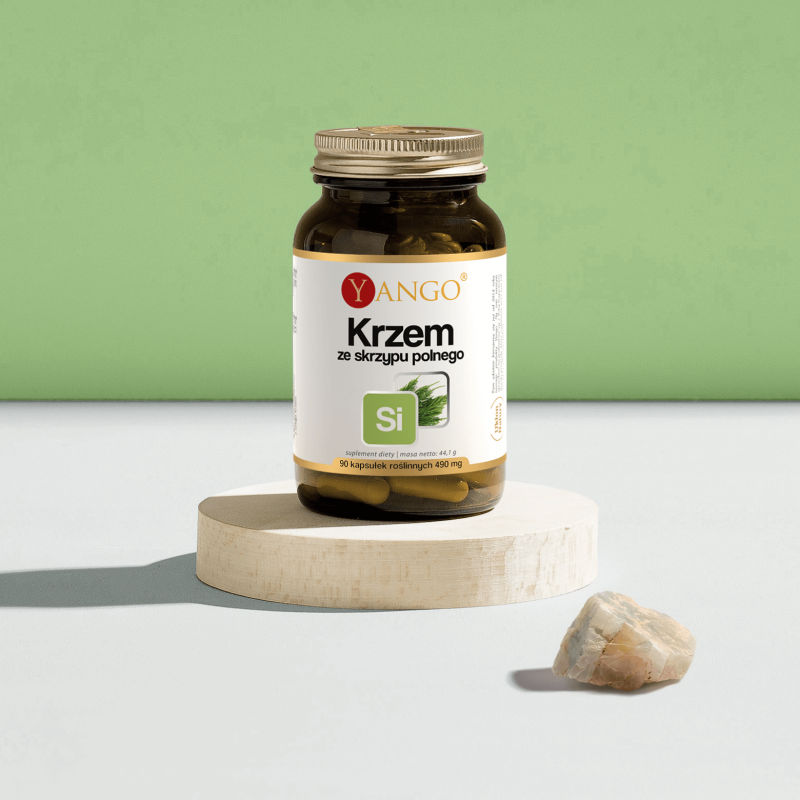 Krzem ze skrzypu polnego - 90 kaps.