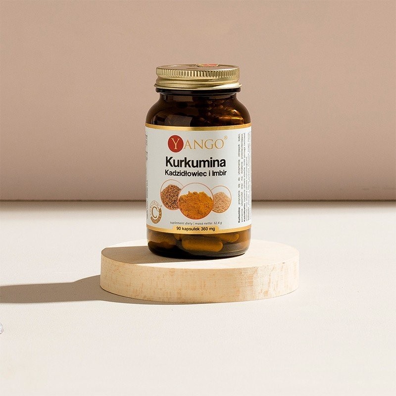Kurkumina, Kadzidłowiec i Imbir - 90 kaps.