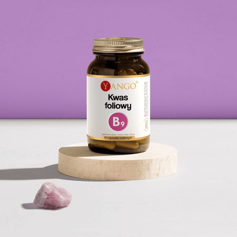 Kwas foliowy - witamina B9 - 90 kaps.