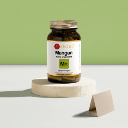 Mangan forma organiczna - 90 kaps.