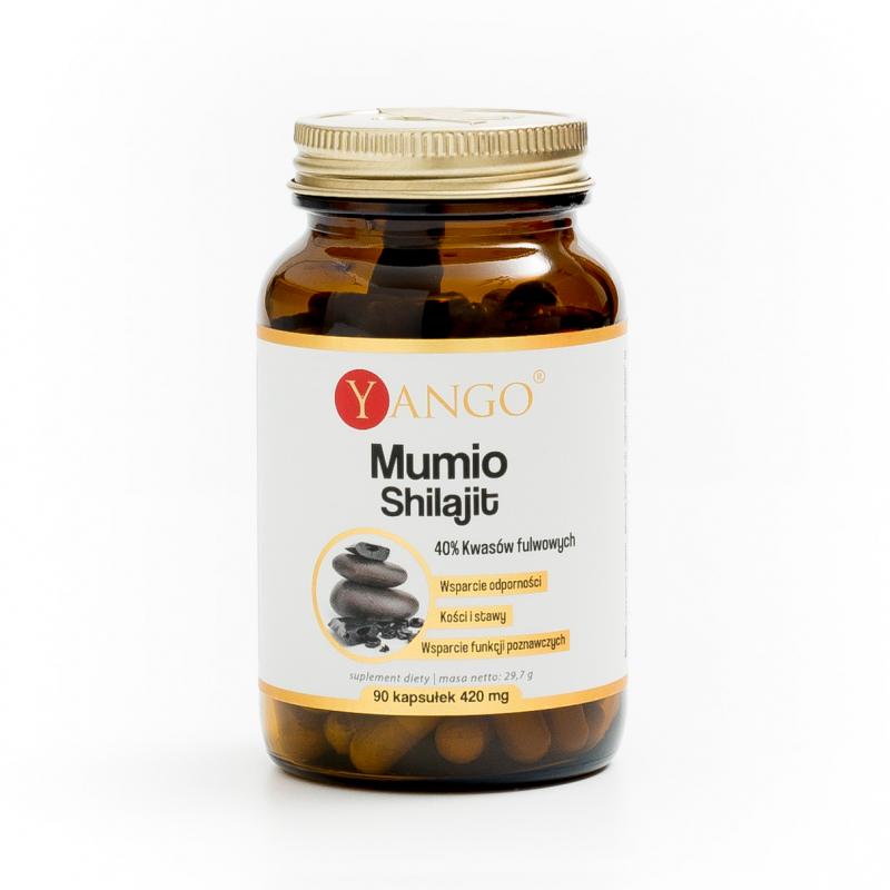 Mumio - Shilajit - 40% kwasów fulwowych - 90 kaps.