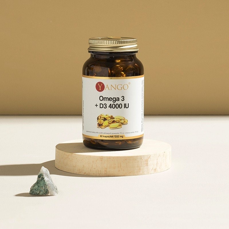 Omega 3 + D3 4000 IU - 60 kaps.
