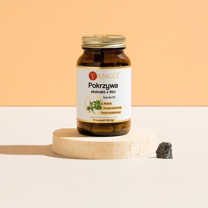 Pokrzywa - ekstrakt z liści 20:1 - 90 kaps.