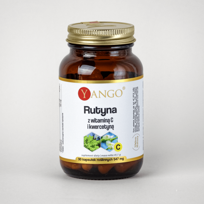 Rutyna z wit. C i kwercetyną - 90 kaps.