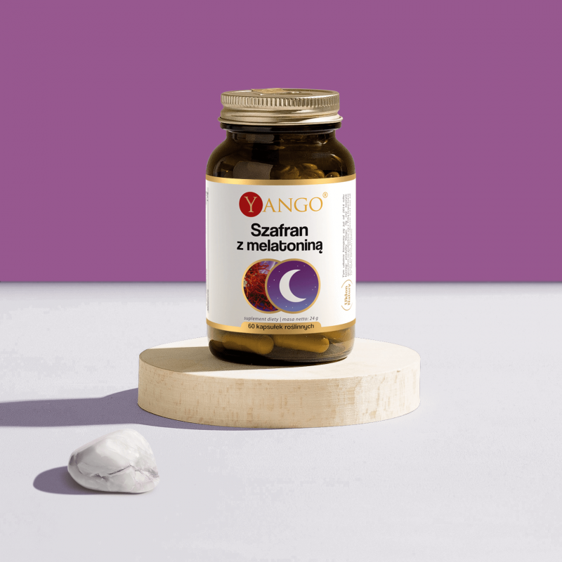Szafran z melatoniną - 60 kaps.