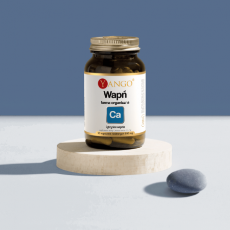 Wapń forma organiczna - 90 kaps.