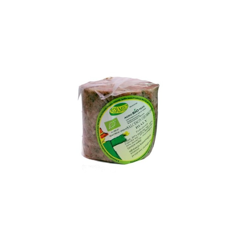 SALCESON OZORKOWY BIAŁY EKOLOGICZNY – 300g – ROLMIĘS