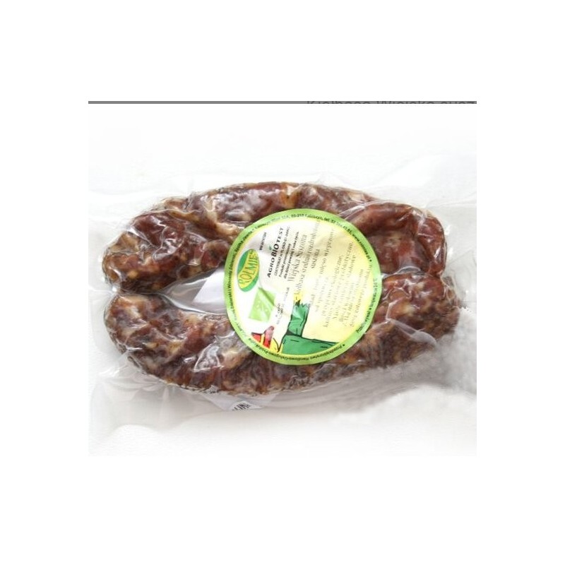 KIEŁBASA WIEJSKA SUSZONA EKOLOGICZNA – 200g – ROLMIĘS
