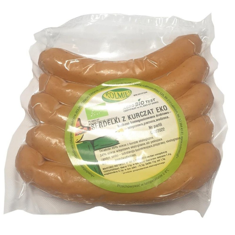 SERDELKI DROBIOWE EKOLOGICZNE – 200g – ROLMIĘS