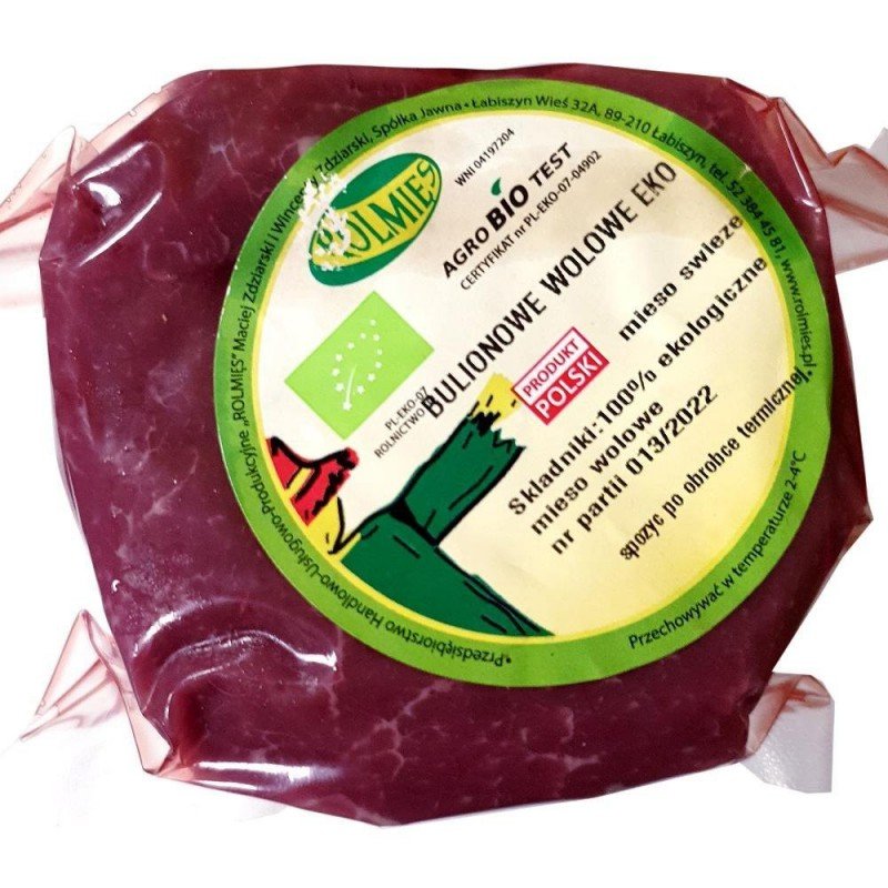 MIĘSO BULIONOWE WOŁOWY EKOLOGICZNE - 1kg – ROLMIĘS