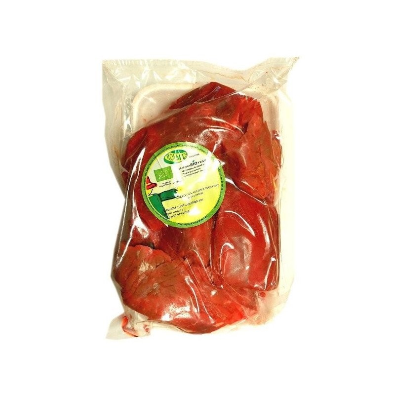 MIĘSO GULASZOWE WOŁOWE EKOLOGICZNE - 1kg – ROLMIĘS